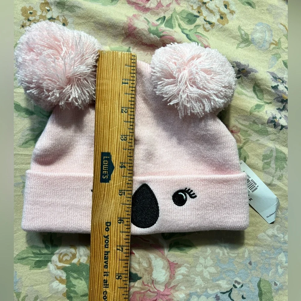 Old Navy Pink Koala Kids Hat